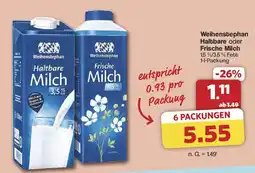 Famila Nord West Weihenstephan Haltbare oder Frische Milch Angebot