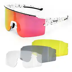 Netto Marken-Discount YEAZ Sport-Sonnenbrille Weiß/Blau SUNTHRILL Set Angebot