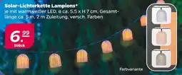 NETTO Solar-Lichterkette Lampions Angebot