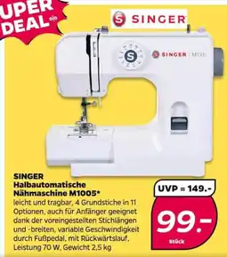 NETTO SINGER Halbautomatische Nähmaschine M1005 Angebot