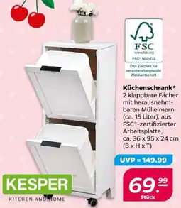 NETTO KESPER Küchenschrank Angebot