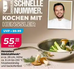 NETTO Hensslers Edelstahlwok Angebot