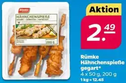 NETTO Rümke Hähnchenspieße gegart Angebot