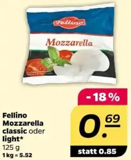 NETTO Fellino Mozzarella classic oder light Angebot