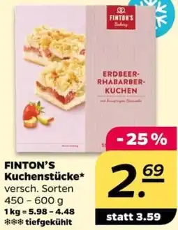 NETTO FINTON'S Kuchenstücke Angebot
