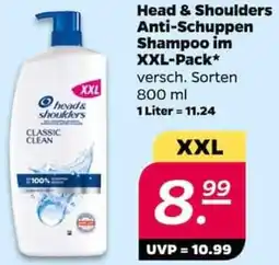 NETTO Head & Shoulders Anti-Schuppen Shampoo im XXL-Pack Angebot