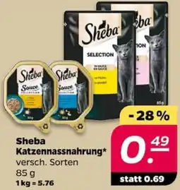 NETTO Sheba Katzennassnahrung Angebot