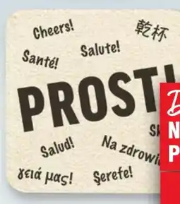 Handelshof Rheita Bierglas-Untersetzer Prost Angebot
