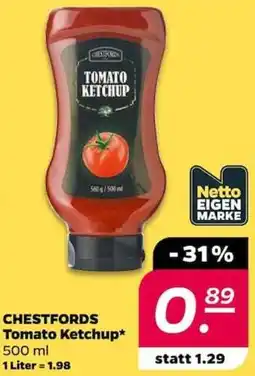 NETTO CHESTFORDS Tomato Ketchup Angebot