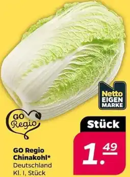 NETTO GO Regio Chinakohl Angebot