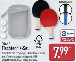Aldi Nord CRANE Tischtennis-Set Angebot