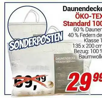 CENTERSHOP Daunendecke Angebot