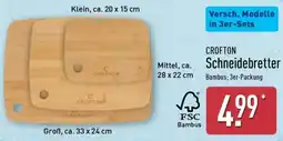 Aldi Nord CROFTON Schneidebretter Angebot