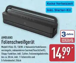 Aldi Nord AMBIANO Folienschweißgerät Angebot