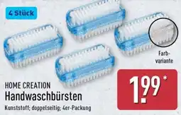 Aldi Nord HOME CREATION Handwaschbürsten Angebot