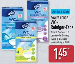Aldi Nord POWER FORCE WC Reiniger-Tabs Angebot