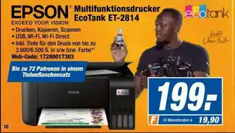 Expert Epson Multifunktionsdrucker Ecotank Et-2814 Angebot