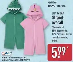 Aldi Nord LILY & DAN Strandoverall Angebot