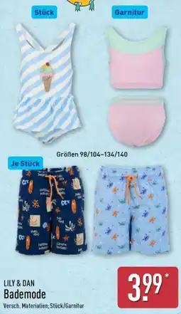 Aldi Nord LILY & DAN Bademode Angebot