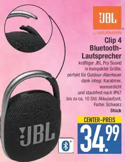 E-Center JBL Clip 4 Bluetooth Lautsprecher Angebot