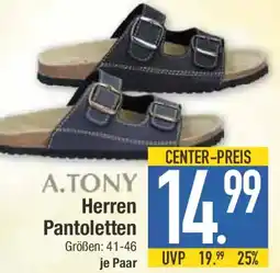 E-Center A.TONY Herren Pantoletten Angebot