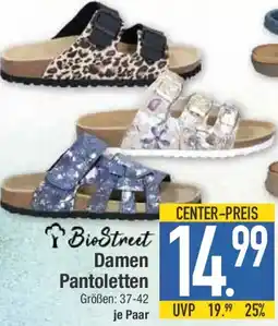 E-Center BioStreet Damen Pantoletten Angebot