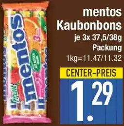 E-Center mentos Kaubonbons Angebot