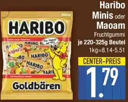 E-Center Haribo Minis oder Maoam Fruchtgummi Angebot