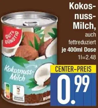E-Center Gut & Gunstig Kokosnuss Milch Angebot