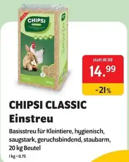 Das Futterhaus CHIPSI CLASSIC Einstreu Angebot