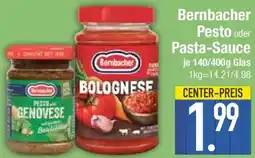 E-Center Bernbacher Pesto oder Pasta-Sauce Angebot