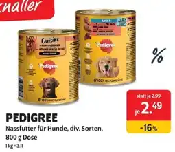 Das Futterhaus PEDIGREE Nassfutter für Hunde Angebot