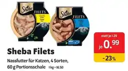 Das Futterhaus Sheba Filets Nassfutter für Katzen Angebot