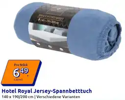 Action Hotel Royal Jersey-Spannbetttuch Angebot