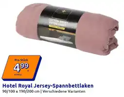 Action Hotel Royal Jersey-Spannbettlaken Angebot