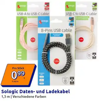 Action Sologic Daten- und Ladekabel Angebot