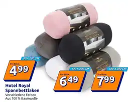 Action Hotel royal spannbettlaken Angebot