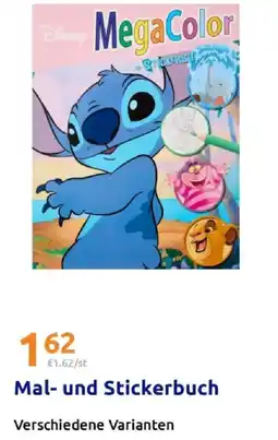 Action Disney mal- und stickerbuch Angebot