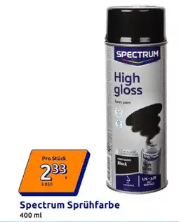 Action Spectrum sprühlack high gloss black Angebot