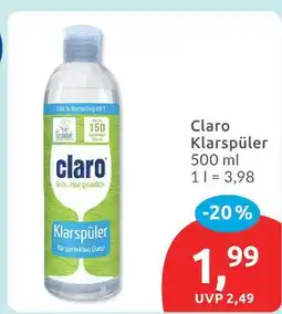 Budni Claro klarspüler Angebot