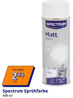 Action Spectrum Sprühfarbe Angebot