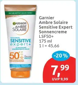 Budni Garnier ambre solaire sensitive expert sonnencreme lsf50+ Angebot