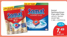 Budni Somat spülmaschinen caps oder tabs Angebot