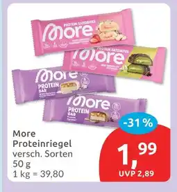 Budni More proteinriegel Angebot