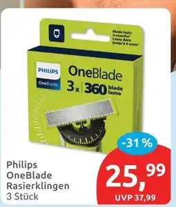Budni Philips oneblade rasierklingen Angebot