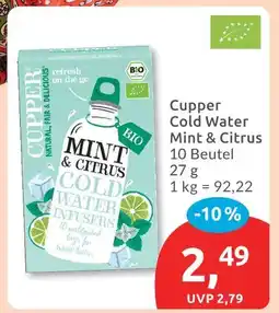 Budni Cupper cold water mint & citrus Angebot
