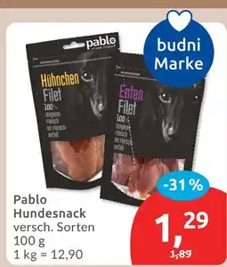 Budni Pablo hundesnack Angebot