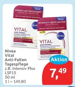 Budni Nivea vital anti-falten tagespflege Angebot