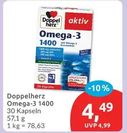 Budni Doppelherz omega-3 1400 Angebot