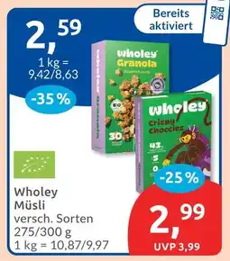Budni Wholey müsli Angebot